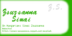 zsuzsanna simai business card